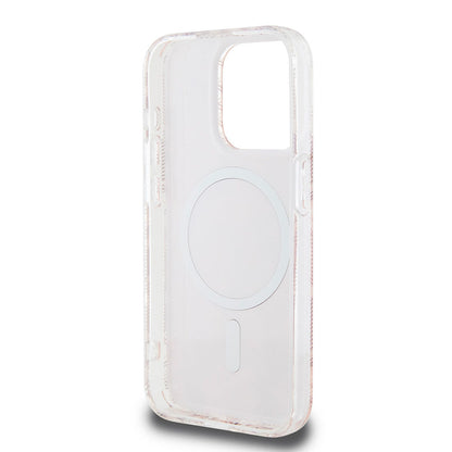 MagSafe tok Apple iPhone 15 Pro Max-hoz, Guess, IML Gcube, Rózsaszín