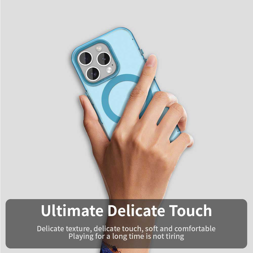 MagSafe tok Apple iPhone 15 Pro Max-hoz, Techsuit, CandyCase, Kék