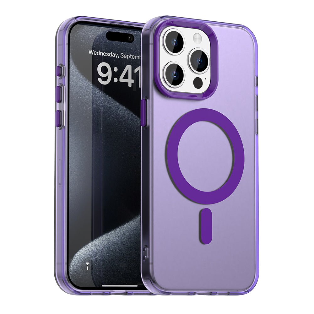 MagSafe tok Apple iPhone 15 Pro Max-hoz, Techsuit, CandyCase, Lila