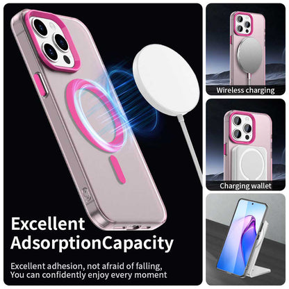 MagSafe tok Apple iPhone 15 Pro Max-hoz, Techsuit, CandyCase, Rózsaszín