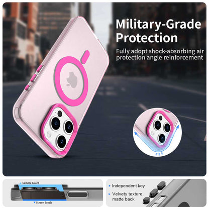 MagSafe tok Apple iPhone 15 Pro Max-hoz, Techsuit, CandyCase, Rózsaszín