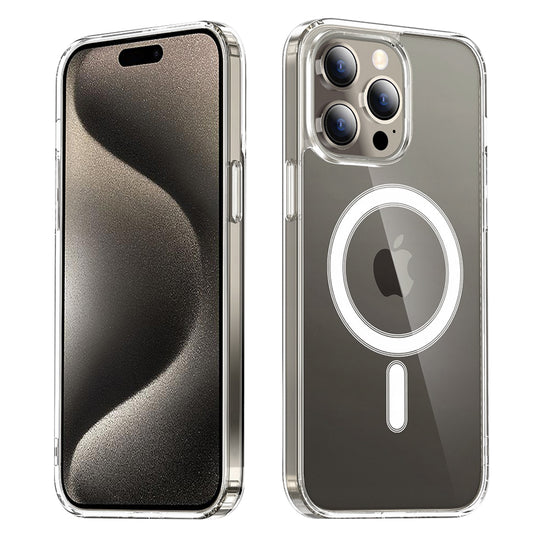 MagSafe tok Apple iPhone 15 Pro Max-hoz, Techsuit, Pro, Átlátszó