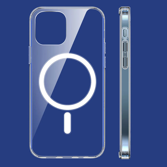 MagSafe tok Apple iPhone 15 Pro Max-hoz, Techsuit, Pro, Átlátszó