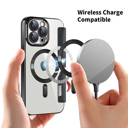 MagSafe tok Apple iPhone 15 Pro Max-hoz, Techsuit, SmartMag Book, Fekete