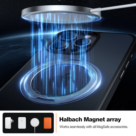 MagSafe tok Apple iPhone 15 Pro Max-hoz, Torras, Ostand Pro, Fekete