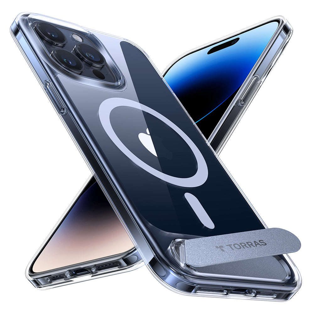 MagSafe tok Apple iPhone 15 Pro Max-hoz, Torras, Pstand, Átlátszó