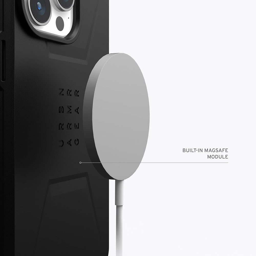 MagSafe tok Apple iPhone 15 Pro Max-hoz, Urban Armor Gear, Essential Armor, Fekete