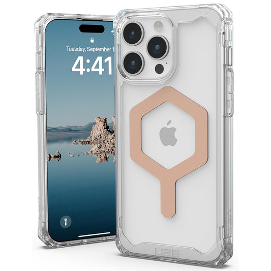 MagSafe tok Apple iPhone 15 Pro Max-hoz, Urban Armor Gear, Plyo, Rózsaarany