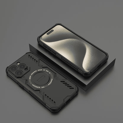 MagSafe tok Apple iPhone 15 Pro-hoz, Techsuit, ArmorMag, Fekete