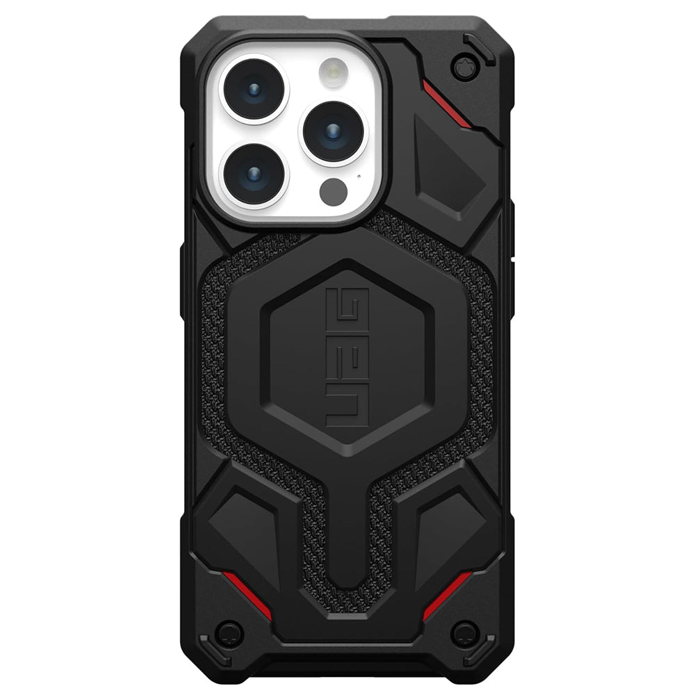MagSafe tok Apple iPhone 15 Pro-hoz, Urban Armor Gear, Monarch Pro Kevlar, Fekete