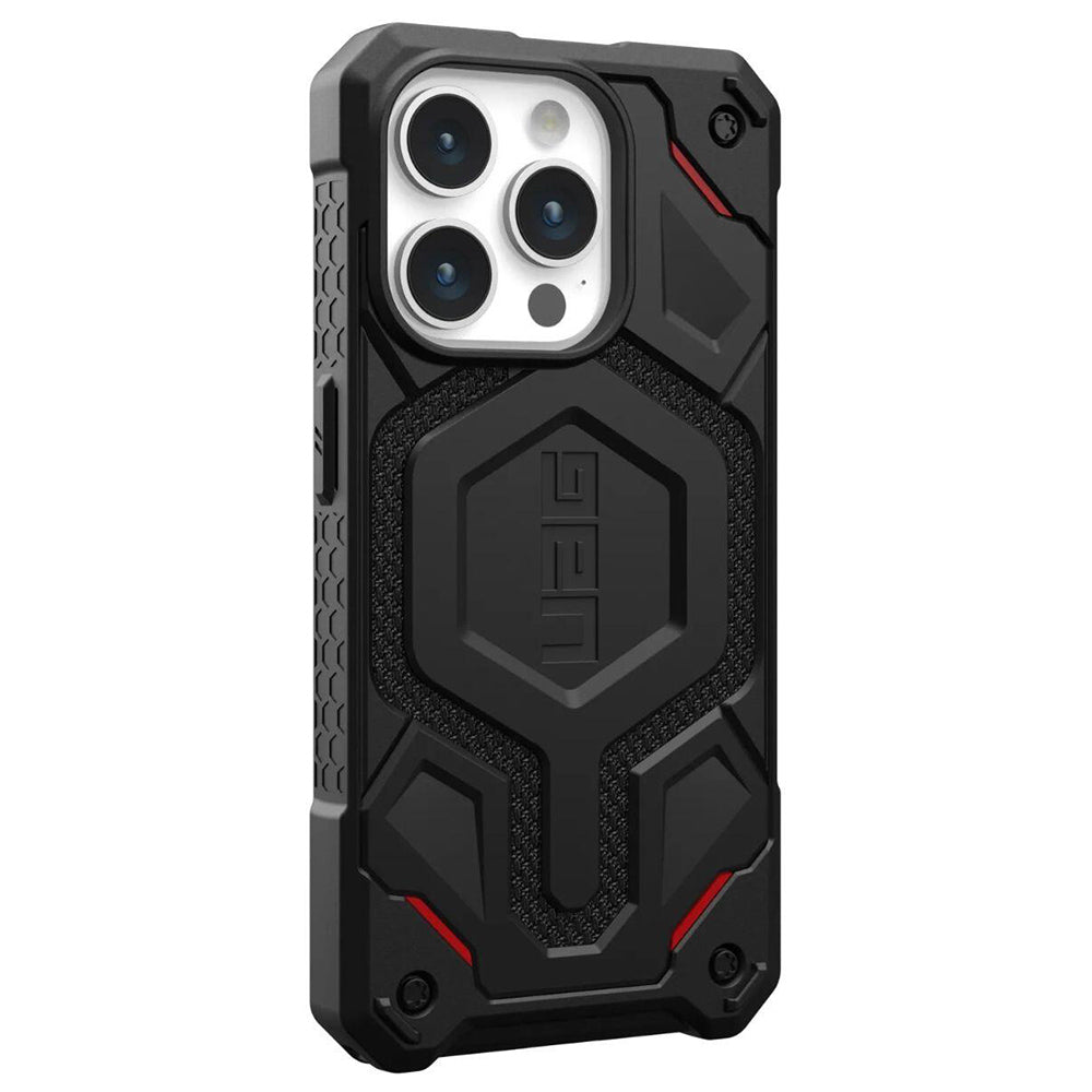 MagSafe tok Apple iPhone 15 Pro-hoz, Urban Armor Gear, Monarch Pro Kevlar, Fekete
