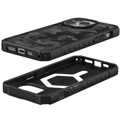 MagSafe tok Apple iPhone 15 Pro-hoz, Urban Armor Gear, Pathfinder SE Midnight Camo, Álcázás