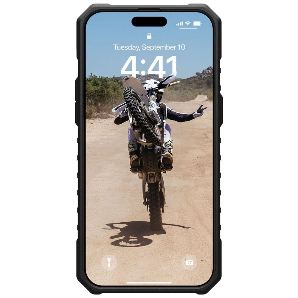 MagSafe tok Apple iPhone 15 Pro-hoz, Urban Armor Gear, Pathfinder SE Midnight Camo, Álcázás