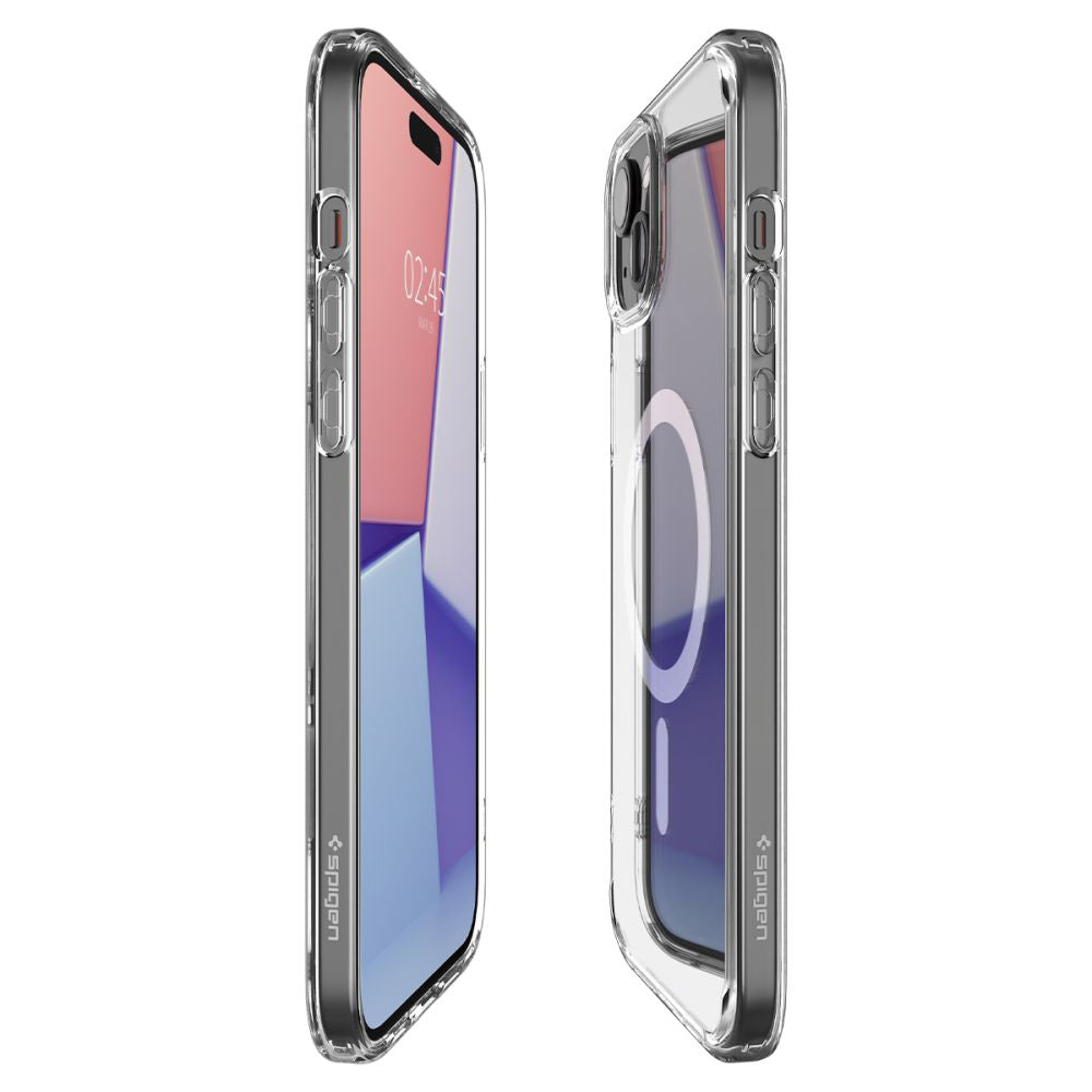 MagSafe Case for Apple iPhone 15, Spigen, Ultra Hybrid, White ACS06802