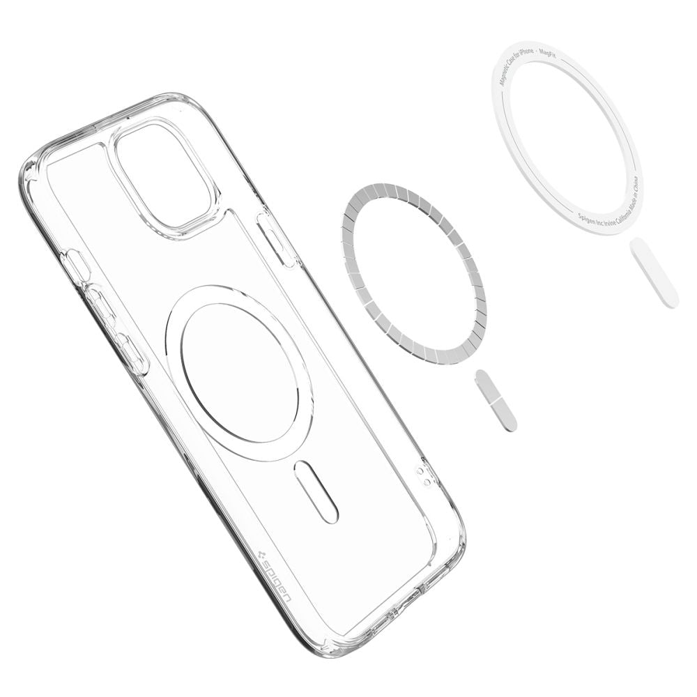 MagSafe Case for Apple iPhone 15, Spigen, Ultra Hybrid, White ACS06802