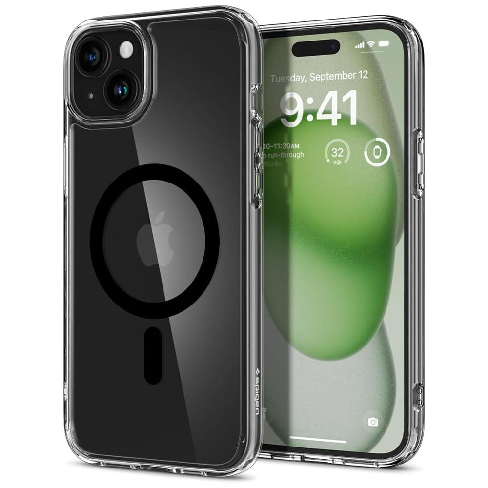 MagSafe tok Apple iPhone 15-höz, Spigen, Ultra Hybrid, Fekete ACS06803