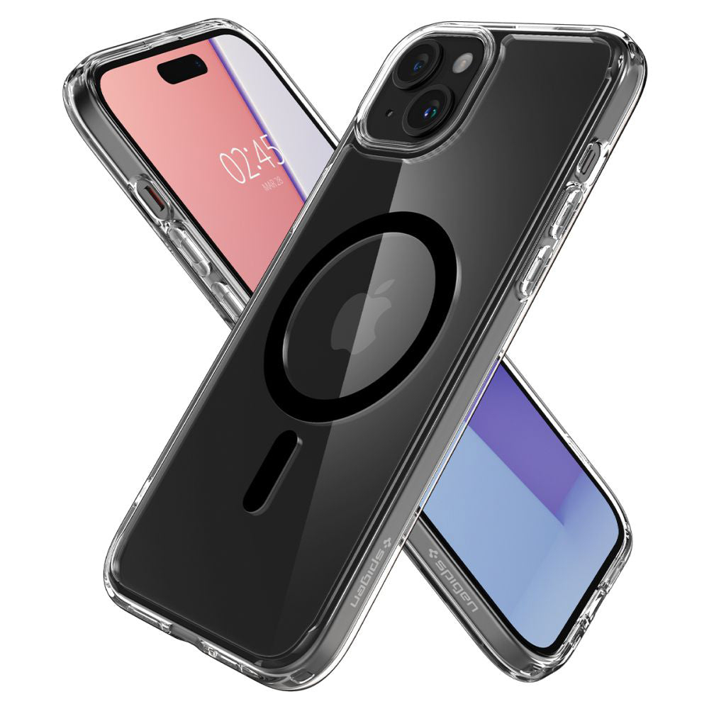 MagSafe tok Apple iPhone 15-höz, Spigen, Ultra Hybrid, Fekete ACS06803