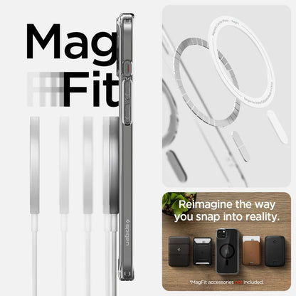 MagSafe tok Apple iPhone 15-höz, Spigen, Ultra Hybrid, Fekete ACS06803