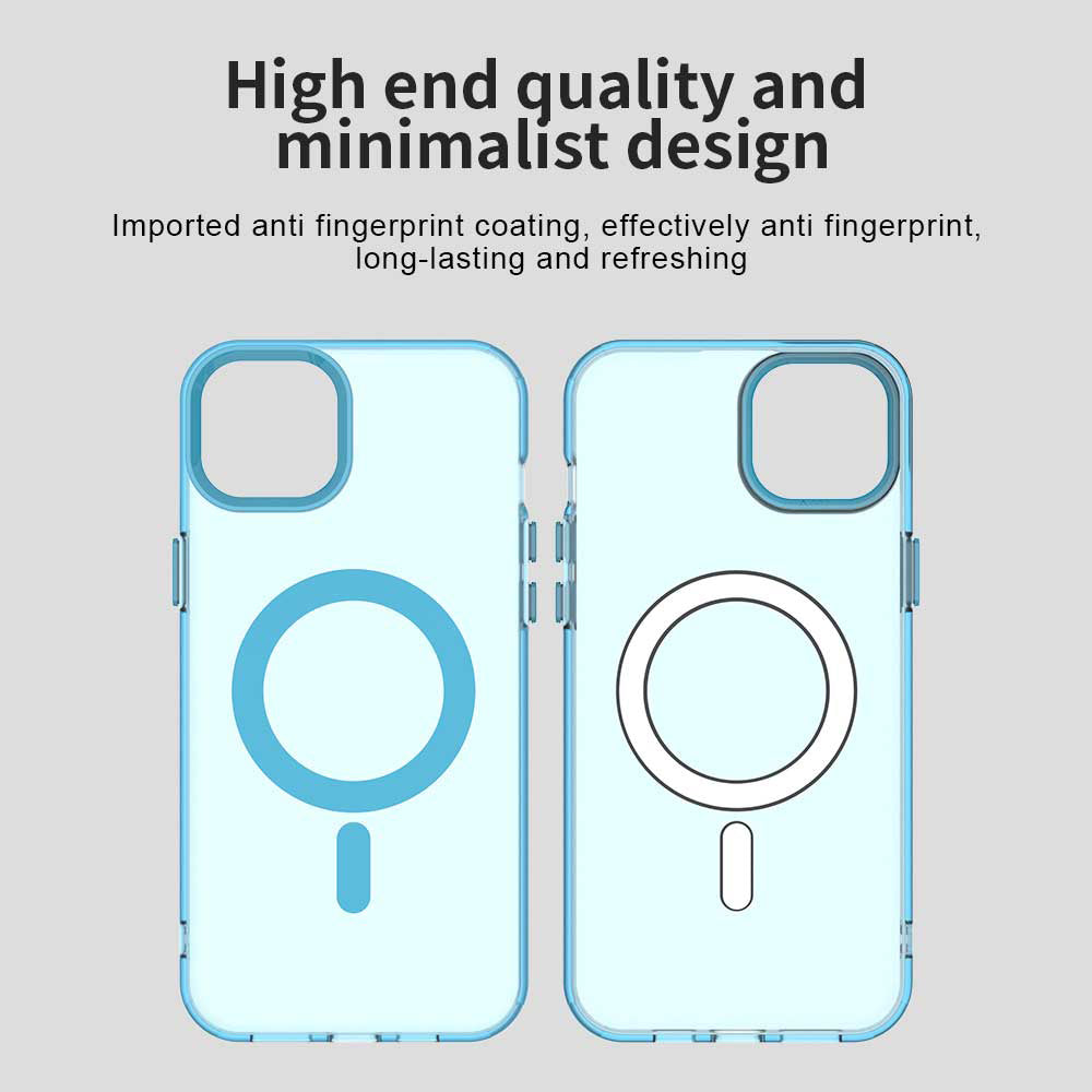 MagSafe tok Apple iPhone 15-höz, Techsuit, CandyCase, Kék