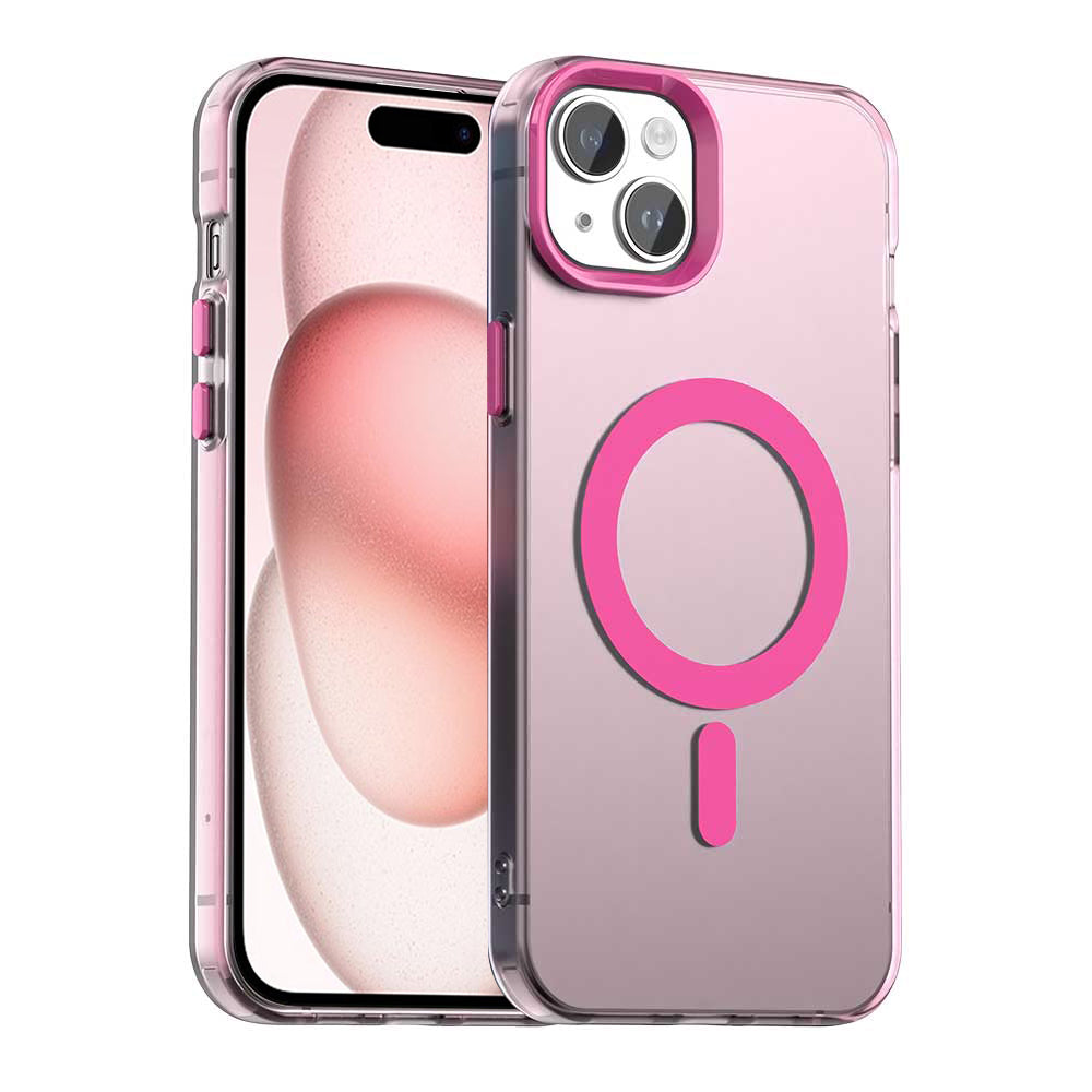 MagSafe Case for Apple iPhone 15, Techsuit, CandyCase, Pink