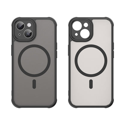 MagSafe tok Apple iPhone 15-höz, Techsuit, HaloFrost II, Fekete