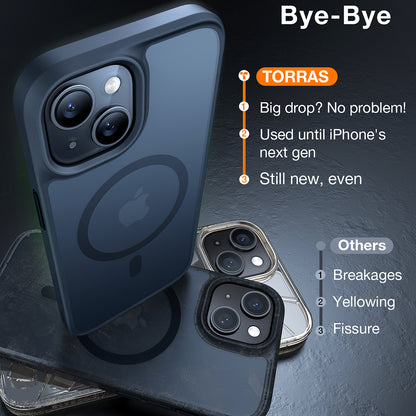 MagSafe tok Apple iPhone 15 készülékhez, Torras, Guardian, fekete