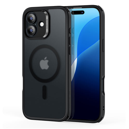 MagSafe tok Apple iPhone 16-hoz, ESR, Classic Hybrid, Szatén Fekete