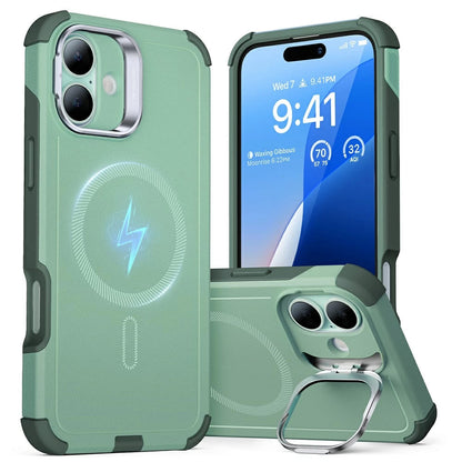 MagSafe tok Apple iPhone 16-hoz, ESR, Cyber Armor Kickstand, Zöld