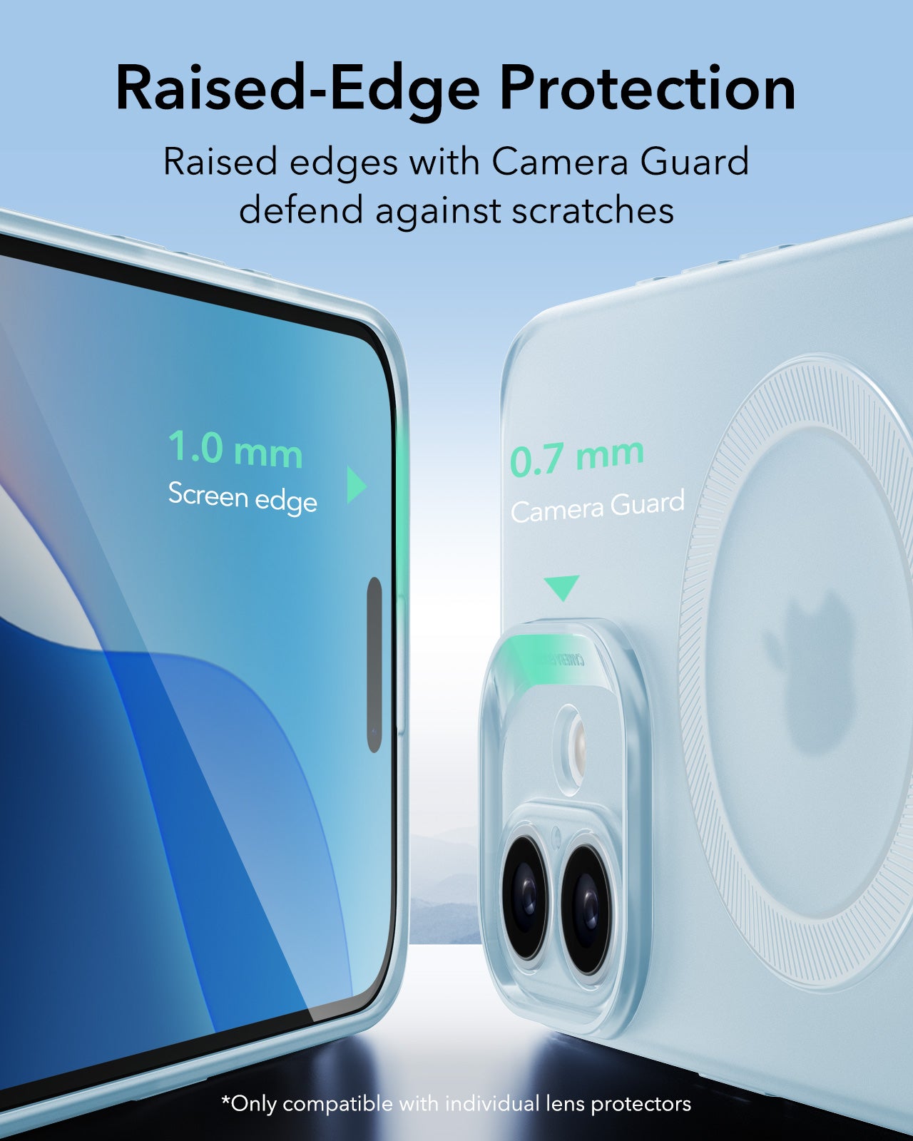 MagSafe tok Apple iPhone 16-hoz, ESR, Zero, Szaténkék