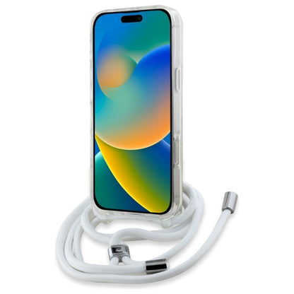 MagSafe tok Apple iPhone 16-hoz, Karl Lagerfeld, IML Crossbody Karl's Head, Átlátszó