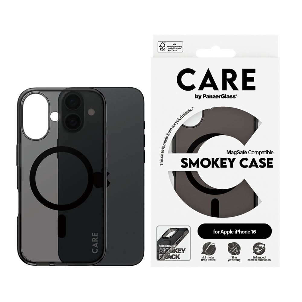 MagSafe tok Apple iPhone 16-hoz, PanzerGlass, Care Urban Combat, Fekete