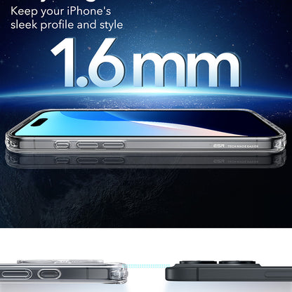 MagSafe tok Apple iPhone 16 Plus-hoz, ESR, Classic Hybrid, Átlátszó