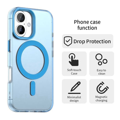 MagSafe Case for Apple iPhone 16 Plus, Techsuit, CandyCase, Blue