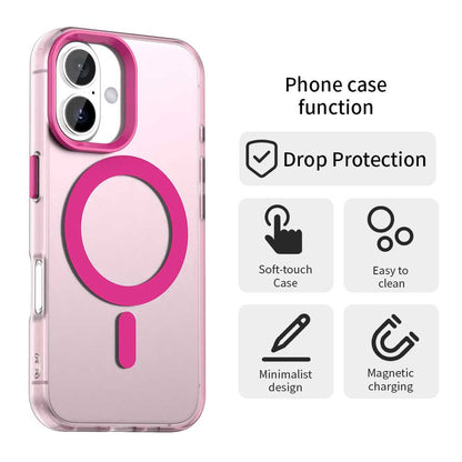 MagSafe Case for Apple iPhone 16 Plus, Techsuit, CandyCase, Pink
