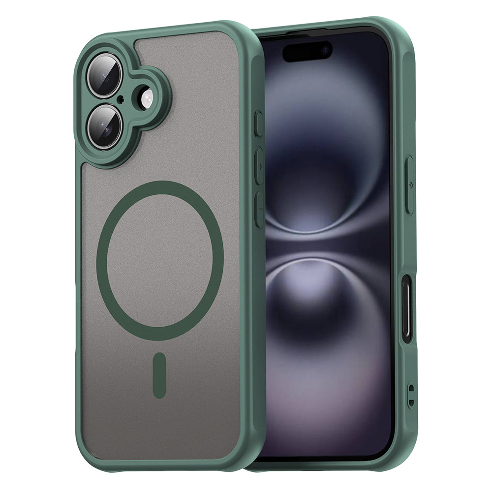 MagSafe tok Apple iPhone 16 Plus-hoz, Techsuit, HaloFrost II, Zöld
