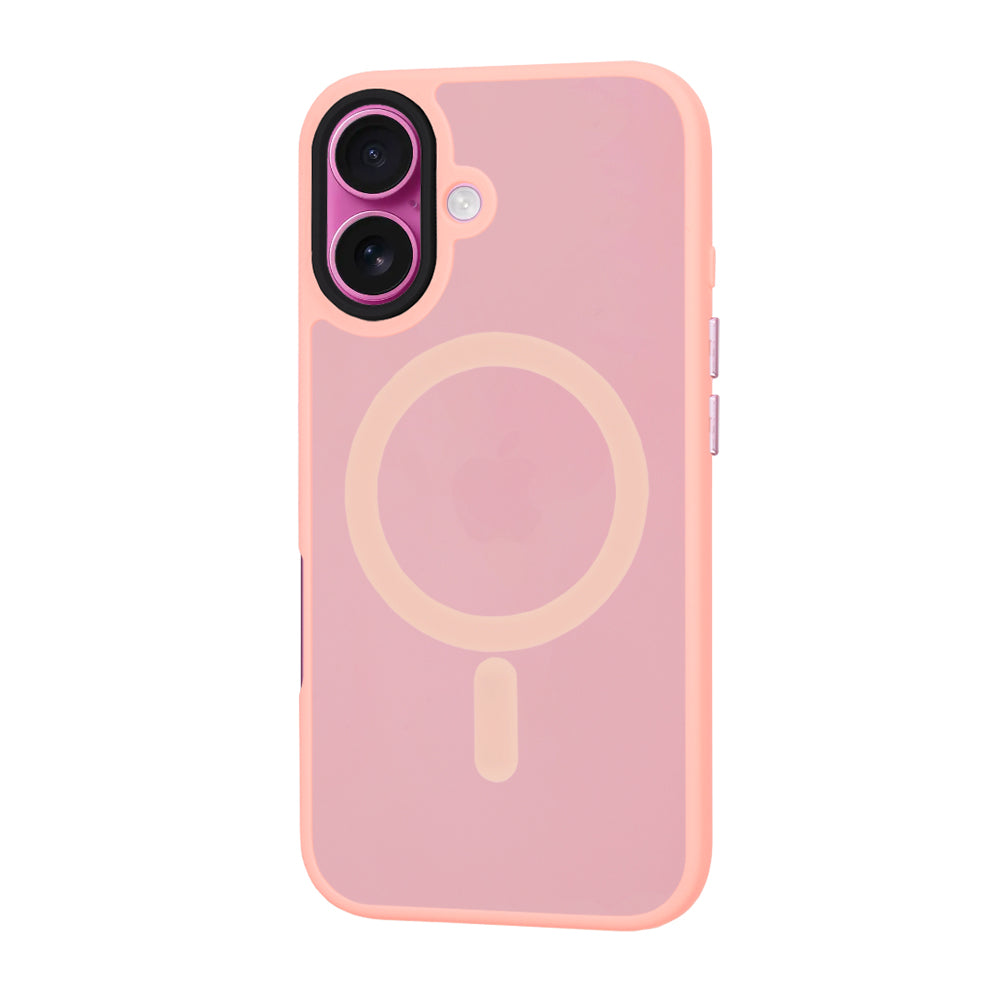 MagSafe Case for Apple iPhone 16 Plus, Techsuit, HaloFrost, Pink