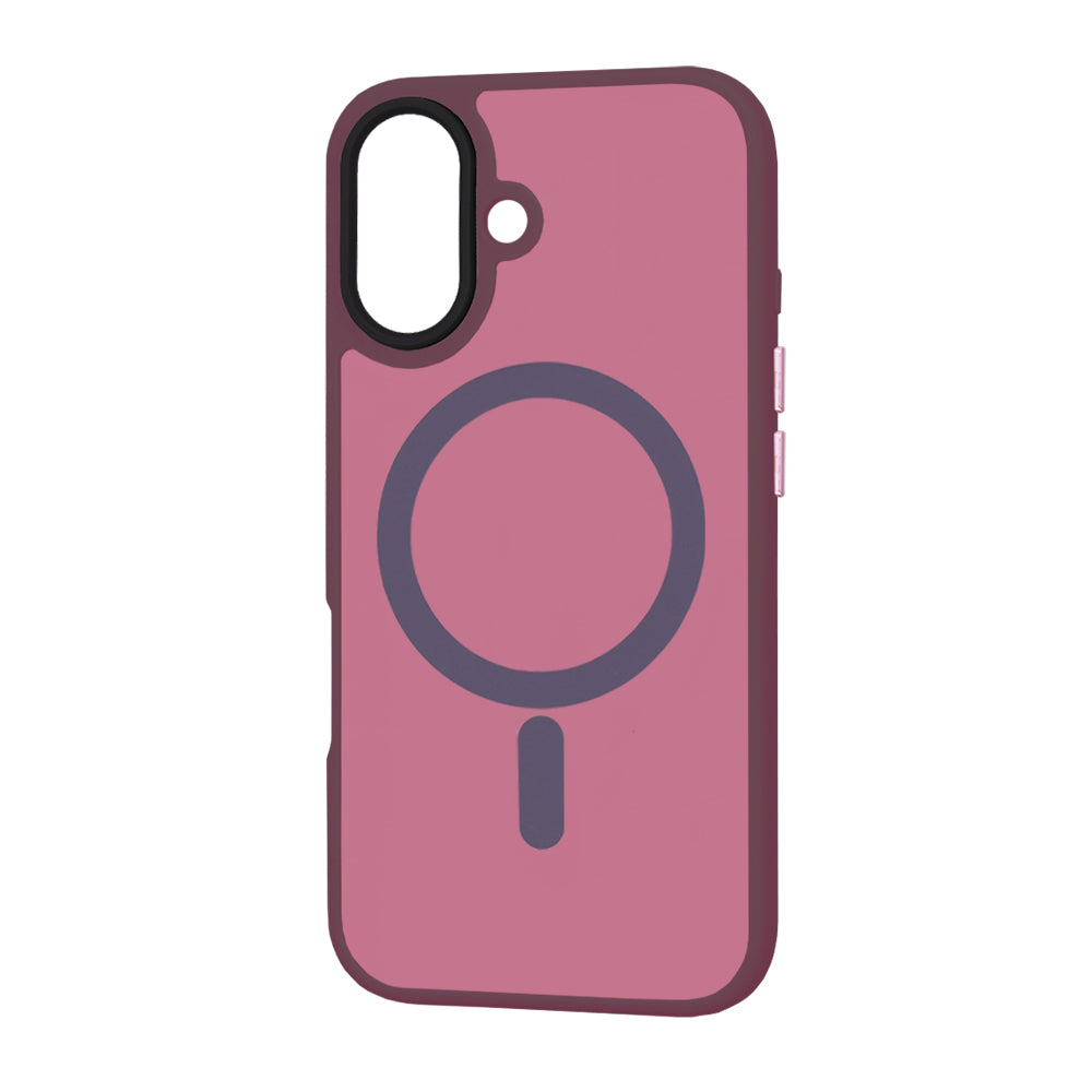 MagSafe tok Apple iPhone 16 Plus-hoz, Techsuit, HaloFrost, Bordó