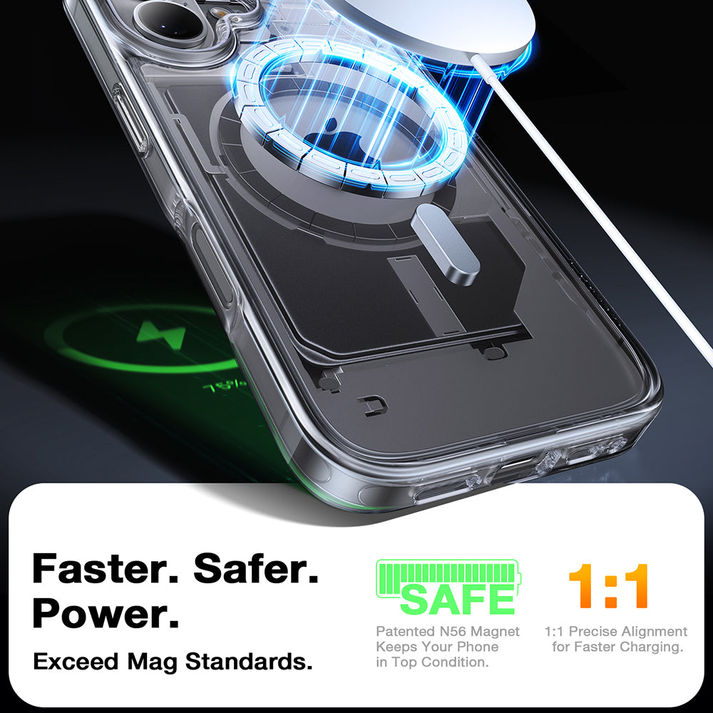 MagSafe tok Apple iPhone 16 Plus-hoz, Torras, Diamond, Átlátszó