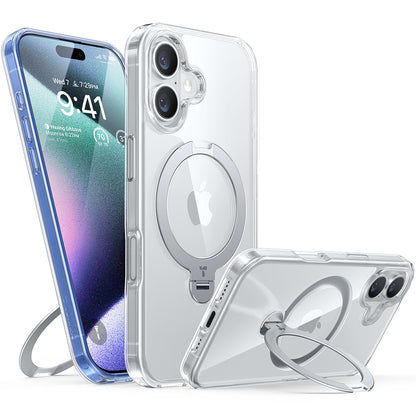 MagSafe tok Apple iPhone 16 Plus-hoz, Torras, Ostand Spin, Átlátszó