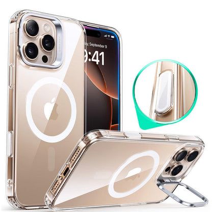 MagSafe tok Apple iPhone 16 Pro-hoz, ESR, Classic Hybrid Kickstand Slide, Átlátszó