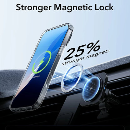 MagSafe Case for Apple iPhone 16 Pro, ESR, Classic Hybrid Kickstand, Transparent