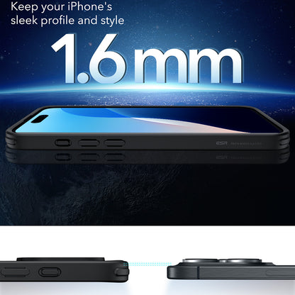 MagSafe tok Apple iPhone 16 Pro-hoz, ESR, Classic Hybrid, Szaténfekete