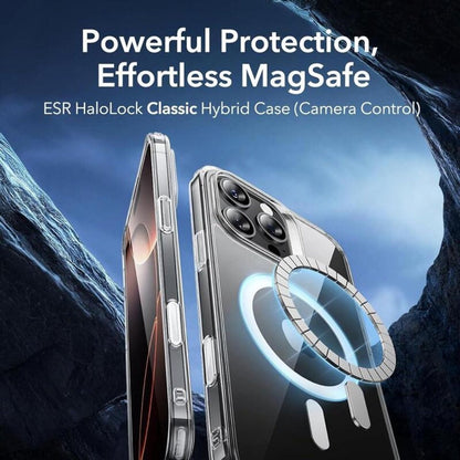 MagSafe tok Apple iPhone 16 Pro-hoz, ESR, Classic Hybrid Slide, Átlátszó
