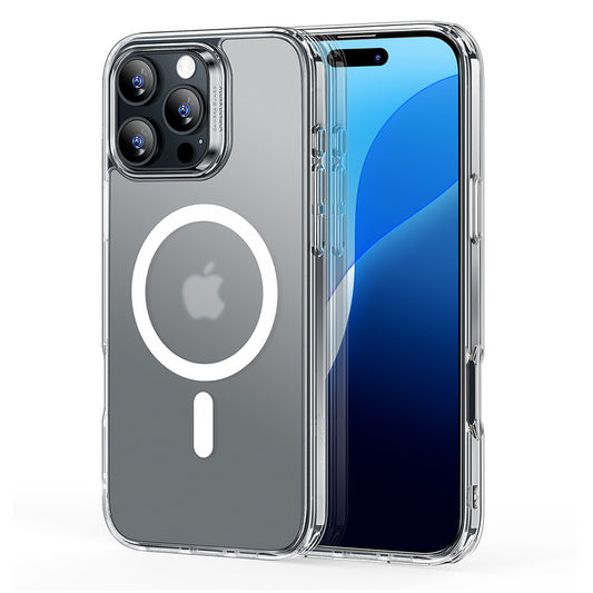 MagSafe tok Apple iPhone 16 Pro-hoz, ESR, Classic Hybrid, Szatén Átlátszó