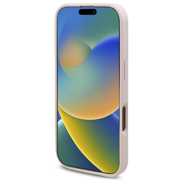 MagSafe tok Apple iPhone 16 Pro-hoz, Guess, 4G Flowers Print, Rózsaszín