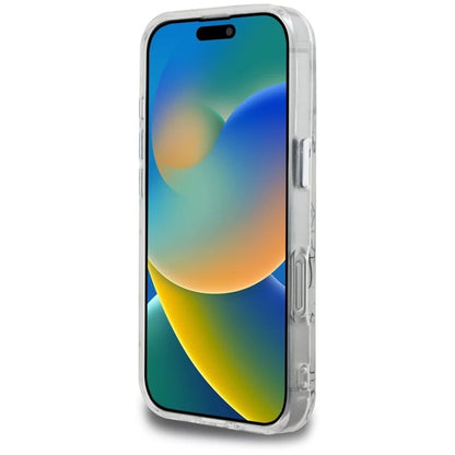 MagSafe tok Apple iPhone 16 Pro-hoz, Karl Lagerfeld, IML Karl Script minta, Fehér