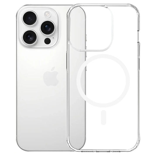 MagSafe tok Apple iPhone 16 Pro Max-hoz, 3MK, Armor MagCase, Átlátszó