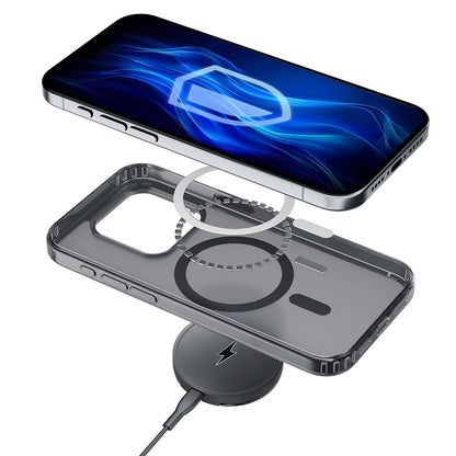 MagSafe tok Apple iPhone 16 Pro Max-hoz, 3MK, Frosty MagCase, fekete