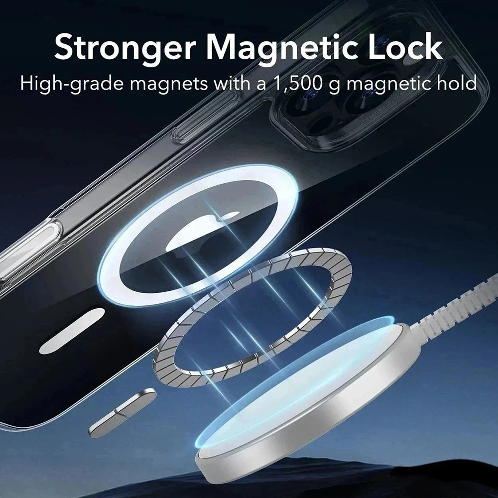 MagSafe tok Apple iPhone 16 Pro Max-hoz, ESR, Classic Hybrid Slide, Szaténfekete