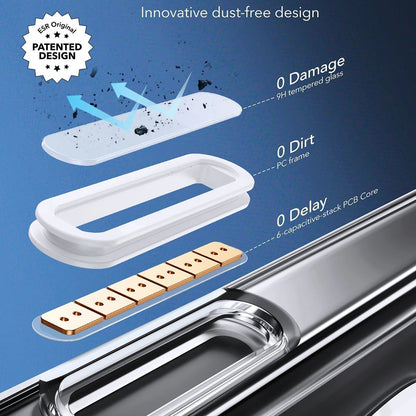 MagSafe tok Apple iPhone 16 Pro Max-hoz, ESR, Classic Hybrid Slide, Szaténfekete